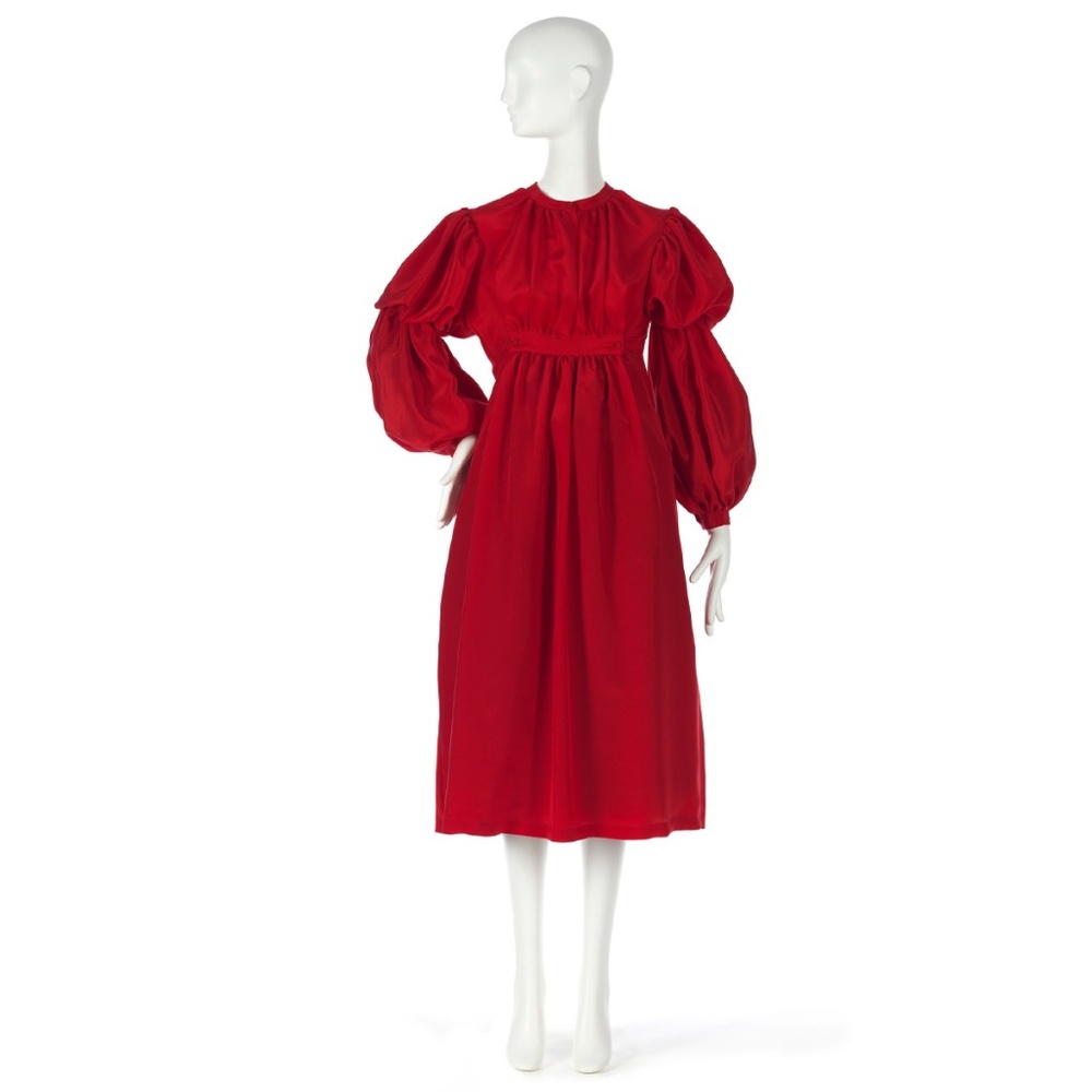 ALSO Dress in Red Silk Size Small